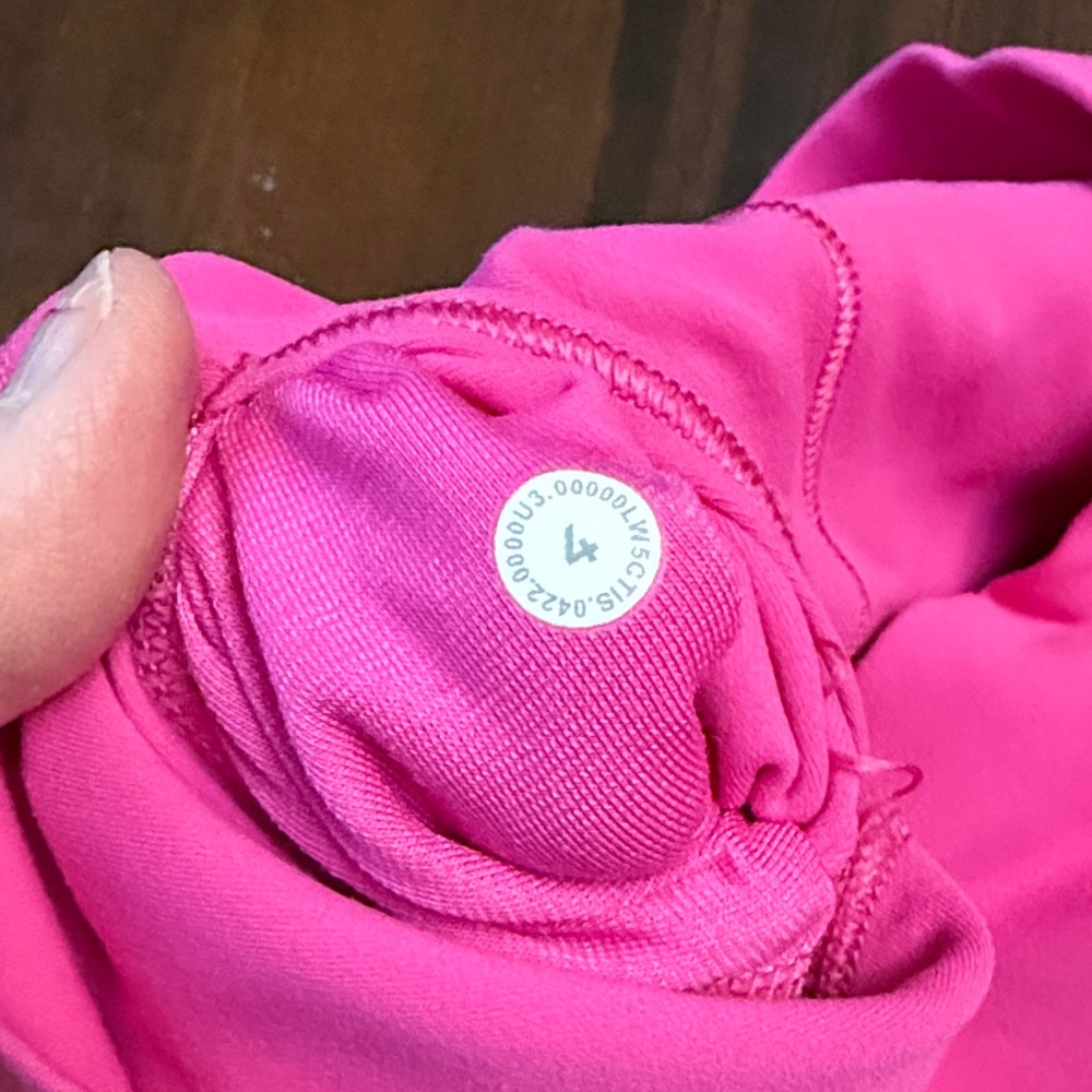 lululemon athletica Women's Bright Pink Leggings - Picture 2 of 2